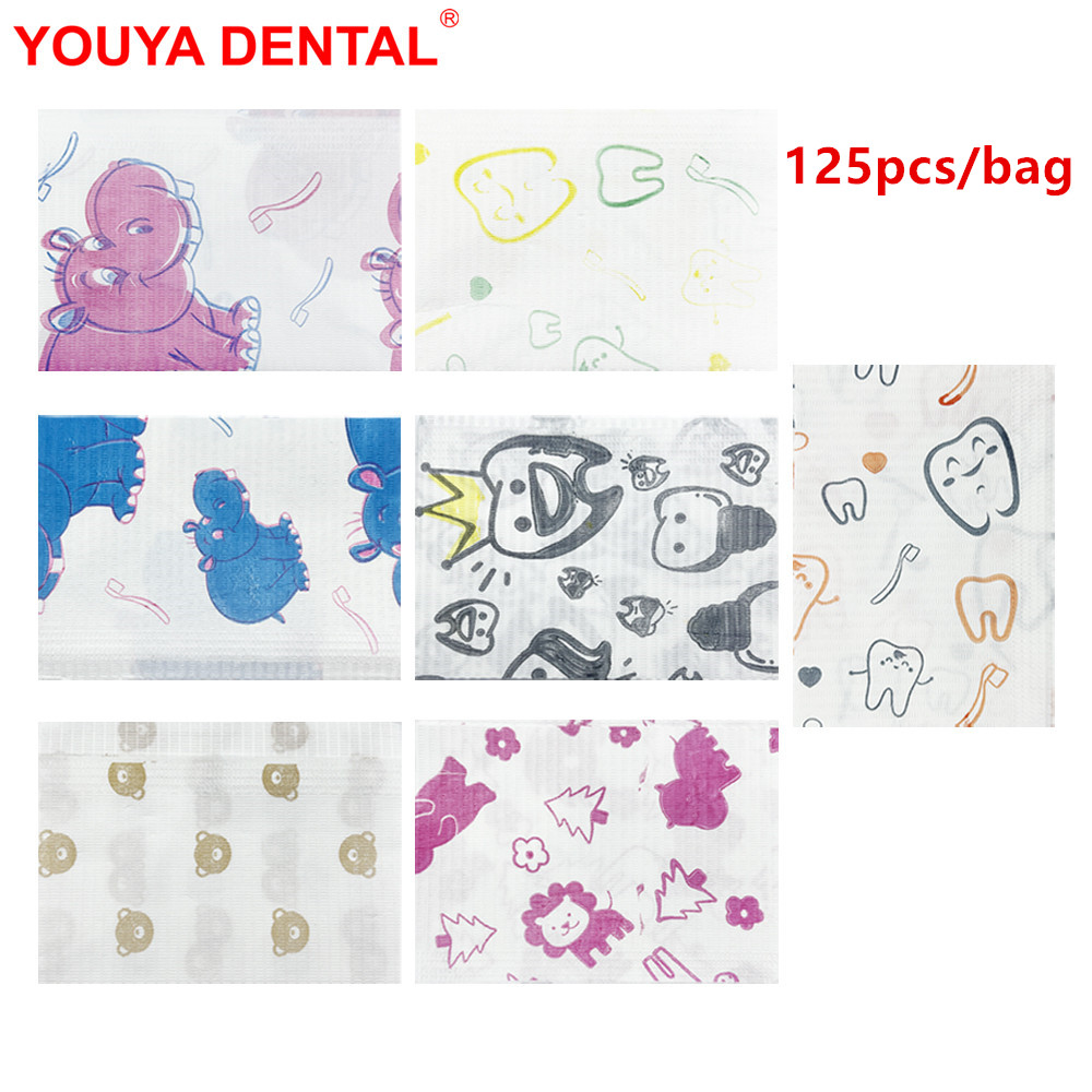 Table Cloth Disposable - Bavoirs dentaires imperméables pour enfants, serviette