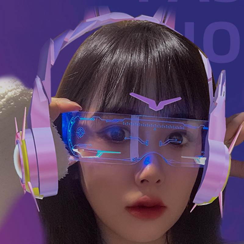 Neon Sign Party - Lunettes de soleil LED lumineuses et