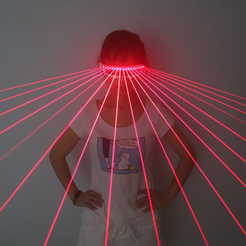 Event Party Dj - Lunettes Laser rouges 650nm, accessoires de