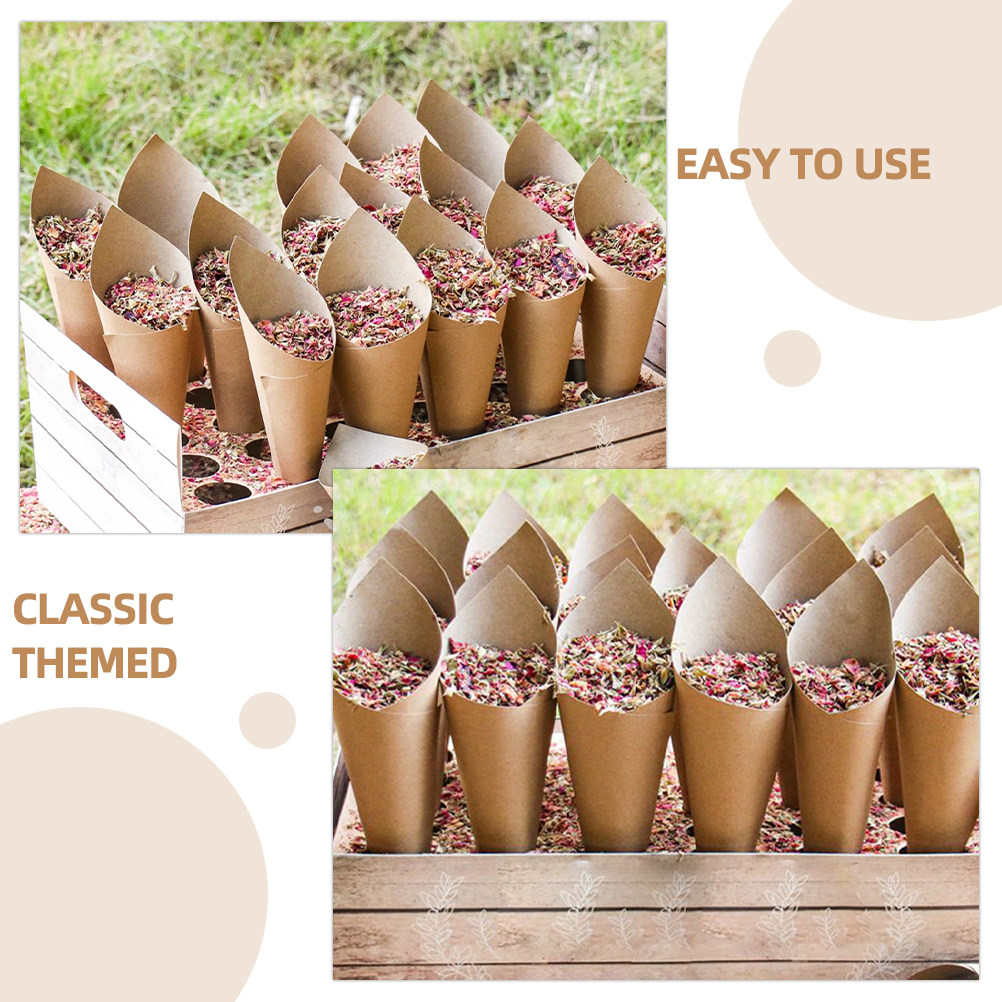 Papercraft Supply Confetti - 90 pièces de supports pour cônes