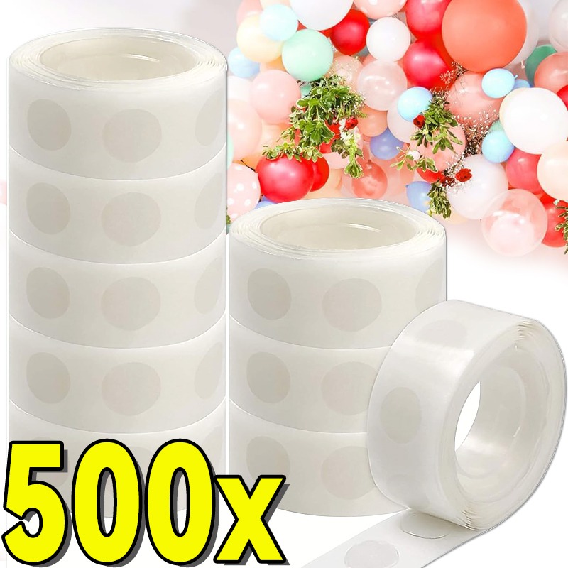 Balloon Arch Kit - Points adhésifs double face transparents pour