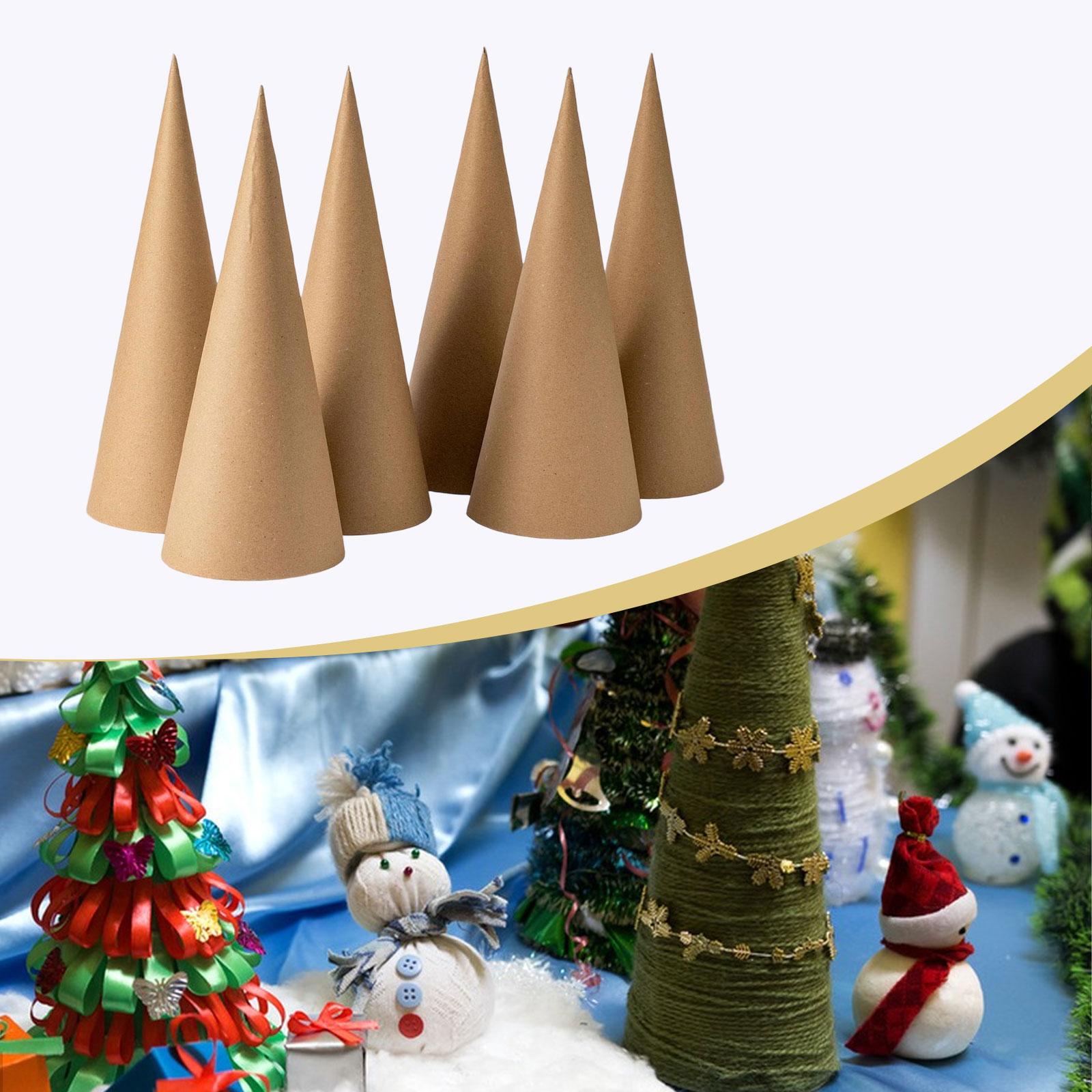 Party Hat Cone - Cônes Mache en papier Kraft 6