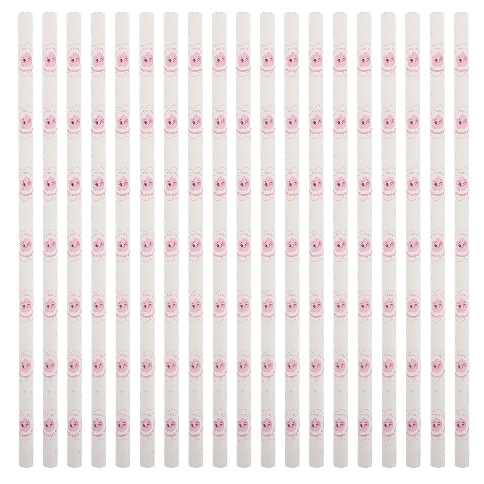 Cotton Candy Cone - 50 bâtonnets en papier pour barbe
