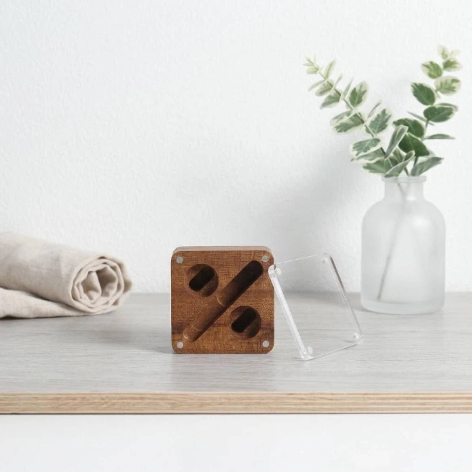 Event & Party Supply - Boîte de présentation en bois pour