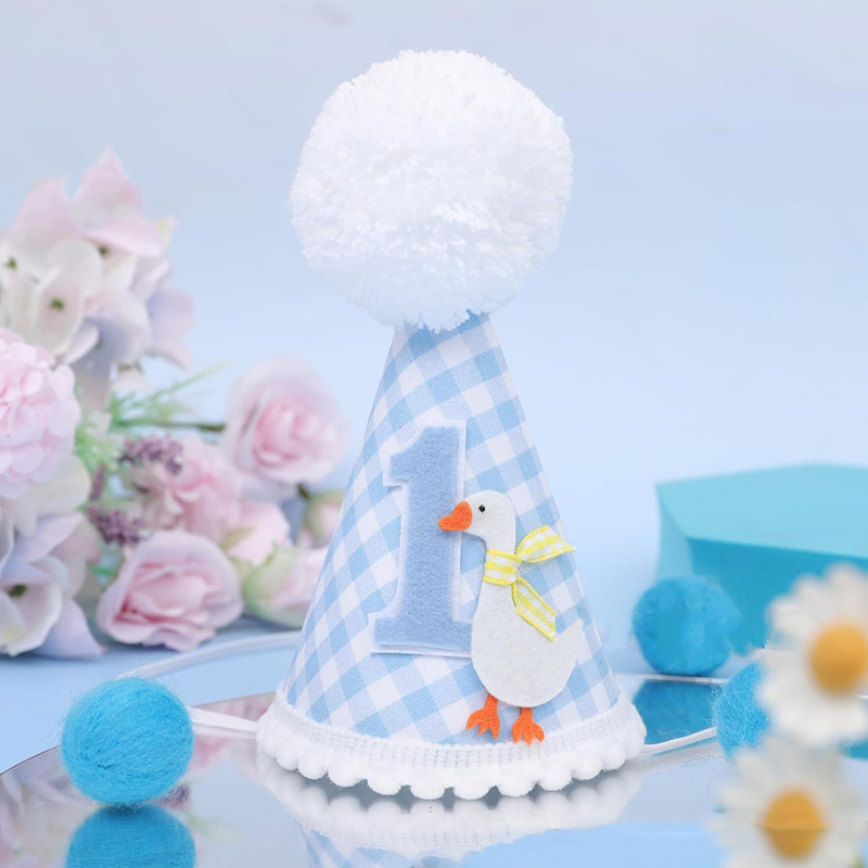 Party Hat Cone - Nouveau chapeau d'anniversaire d'oie Mini couvre-chef