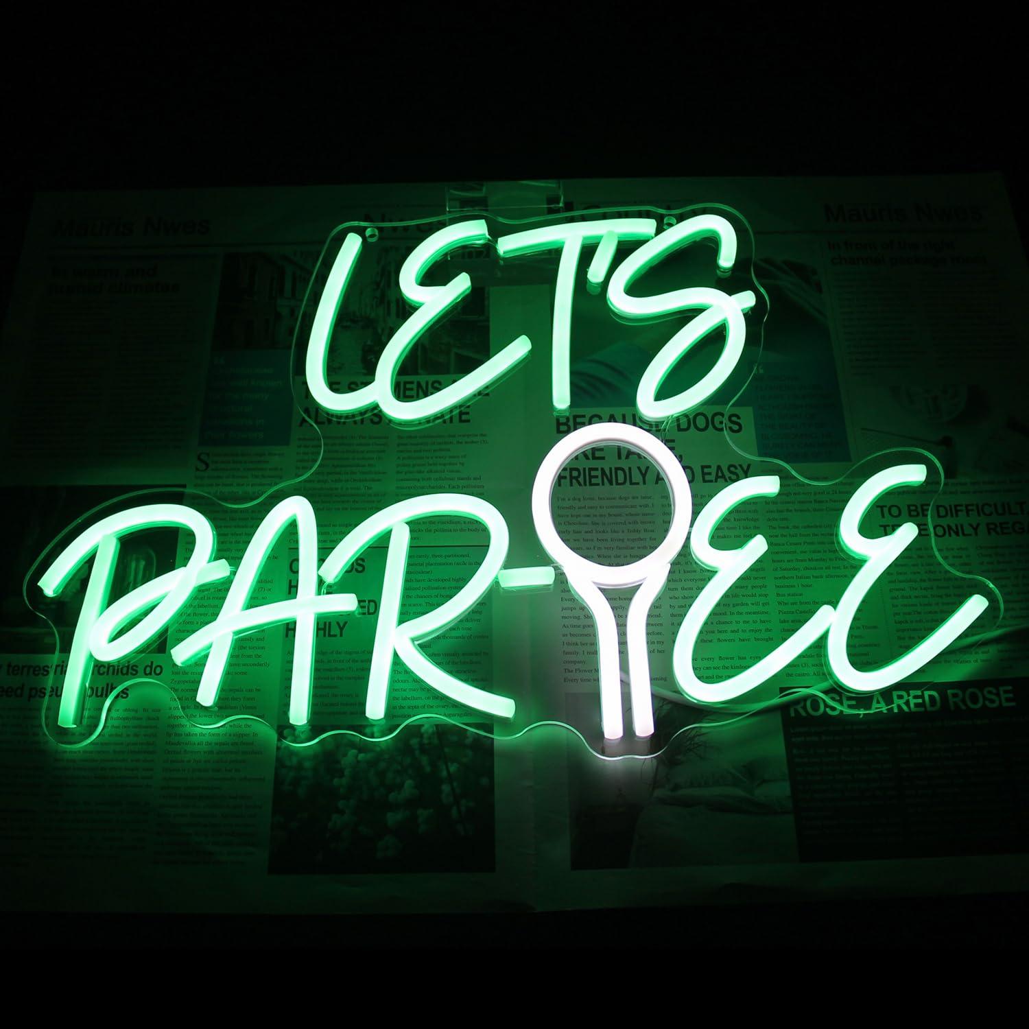 Enseigne néon LED USB à intens - Neon Sign Party avis et prix