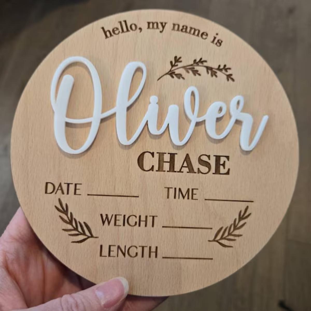 1 plaque personnalisée en bois - Eve Party avis et prix