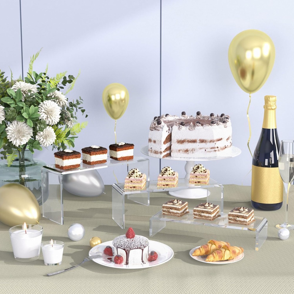 Lot de 6 supports transparents - Cupcake Stand Tier avis et prix