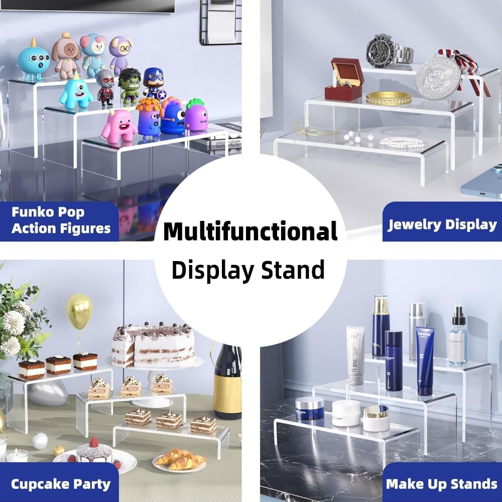 Lot de 6 supports transparents - Cupcake Stand Tier avis et prix
