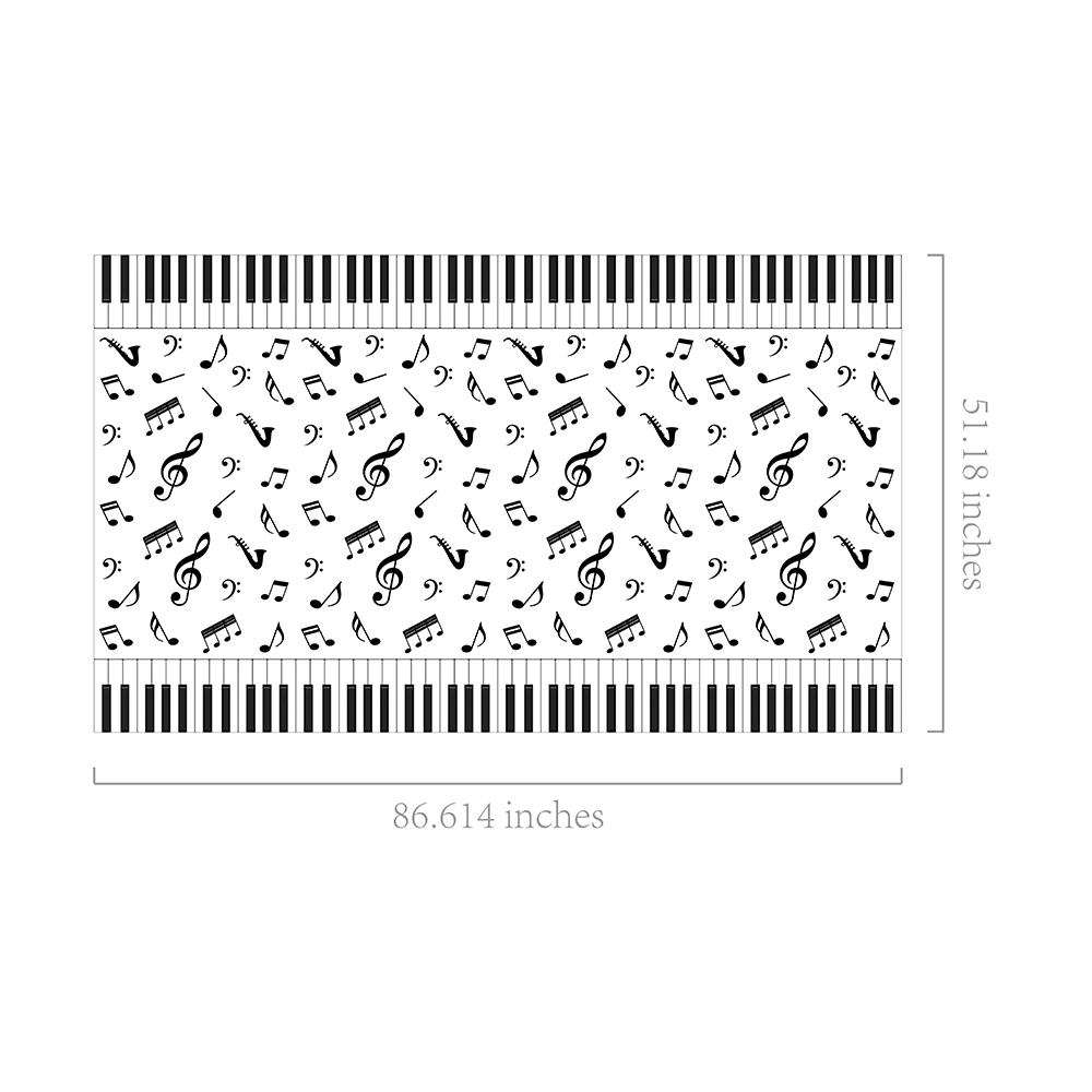 Nappe jetable à motif de notes - Table Cloth Disposable avis et prix