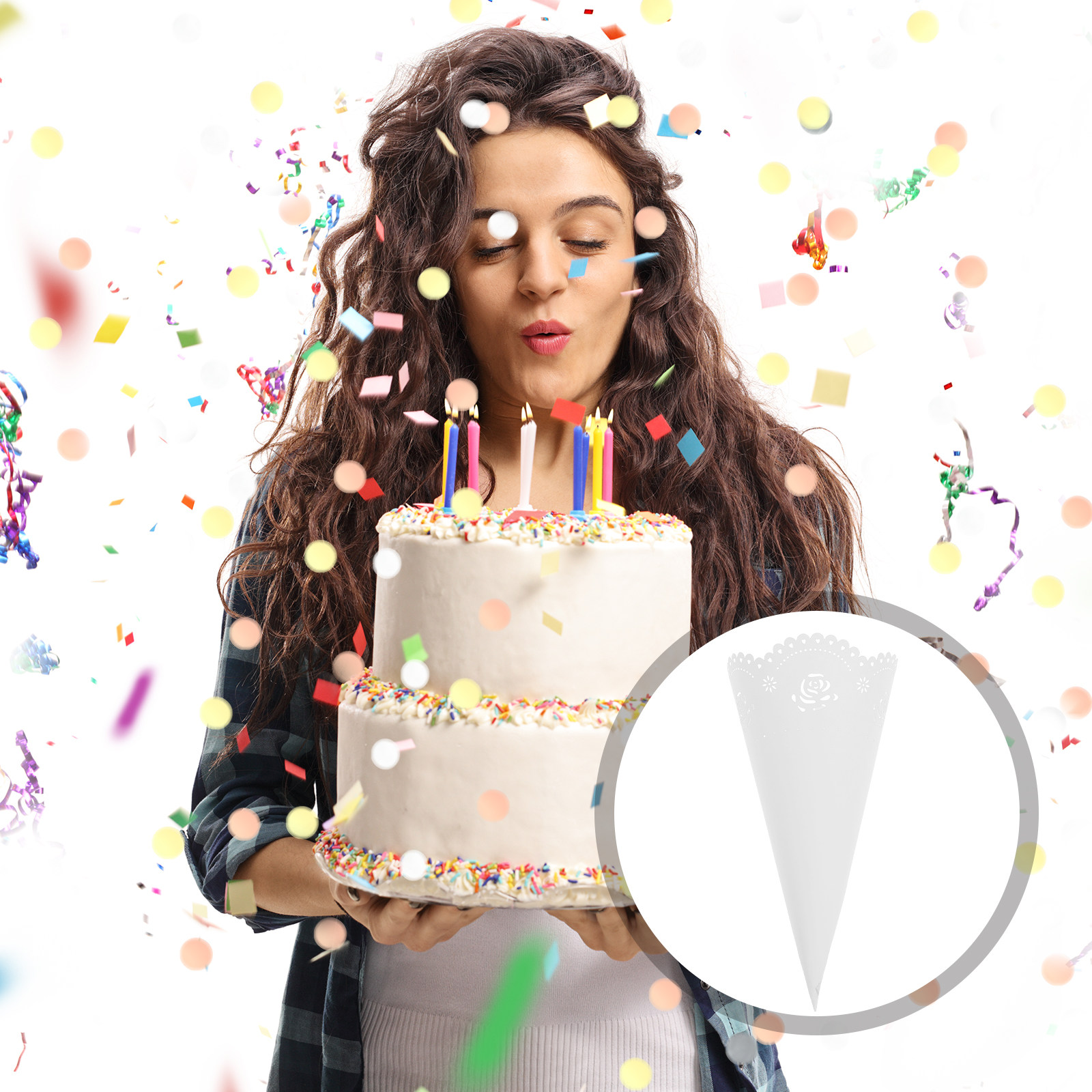 20 pièces de supports creux po - Papercraft Supply Confetti avis et prix