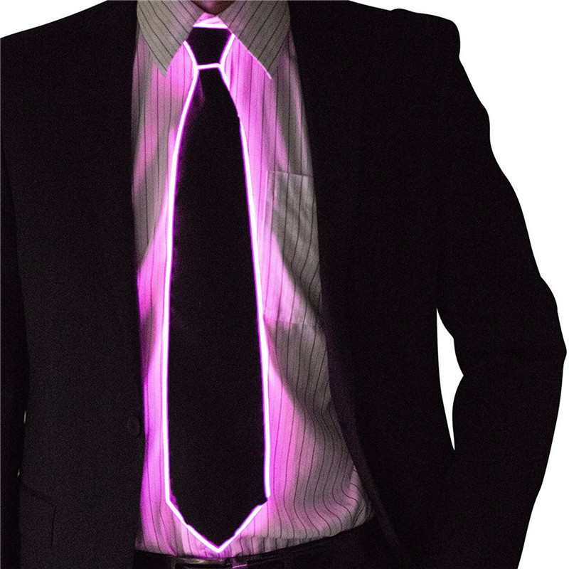 Hommes cravate lumineuse EL fi - Event Party Dj avis et prix