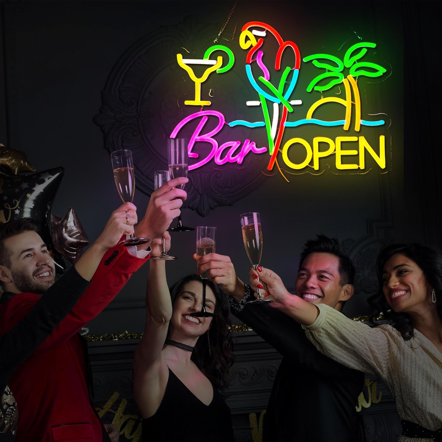 Enseigne néon ouverte pour bar - Neon Sign Party avis et prix