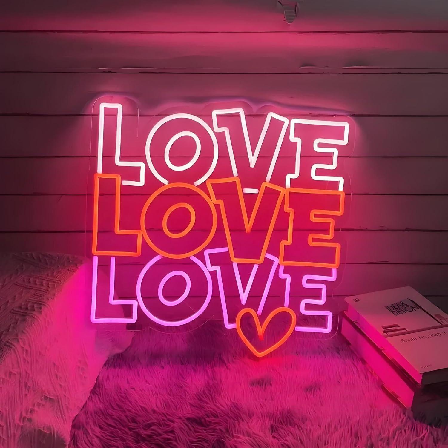 Enseigne néon « Love » à LED U - Neon Sign Party avis et prix