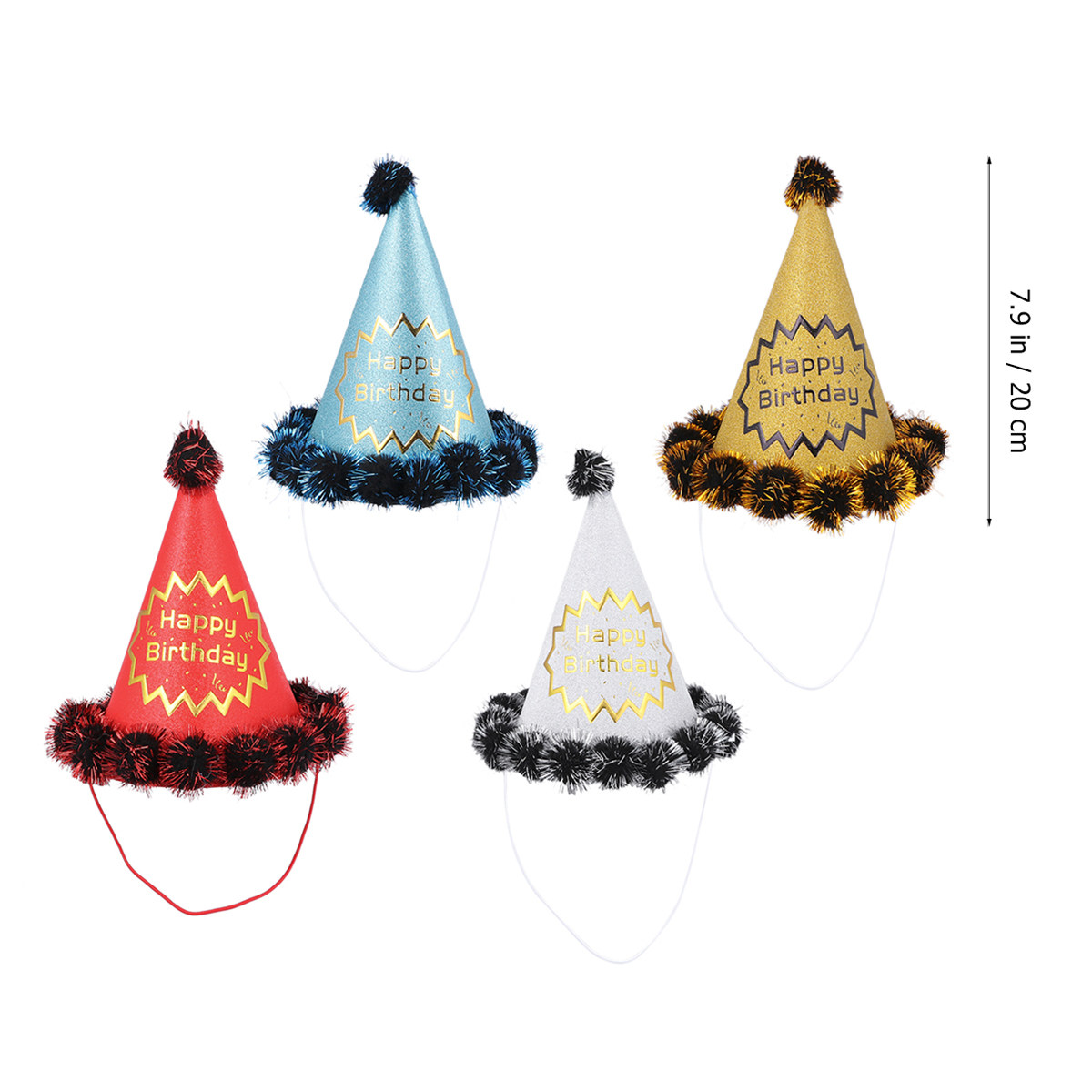 Chapeaux d'anniversaire à pail - Party Hat Cone avis et prix
