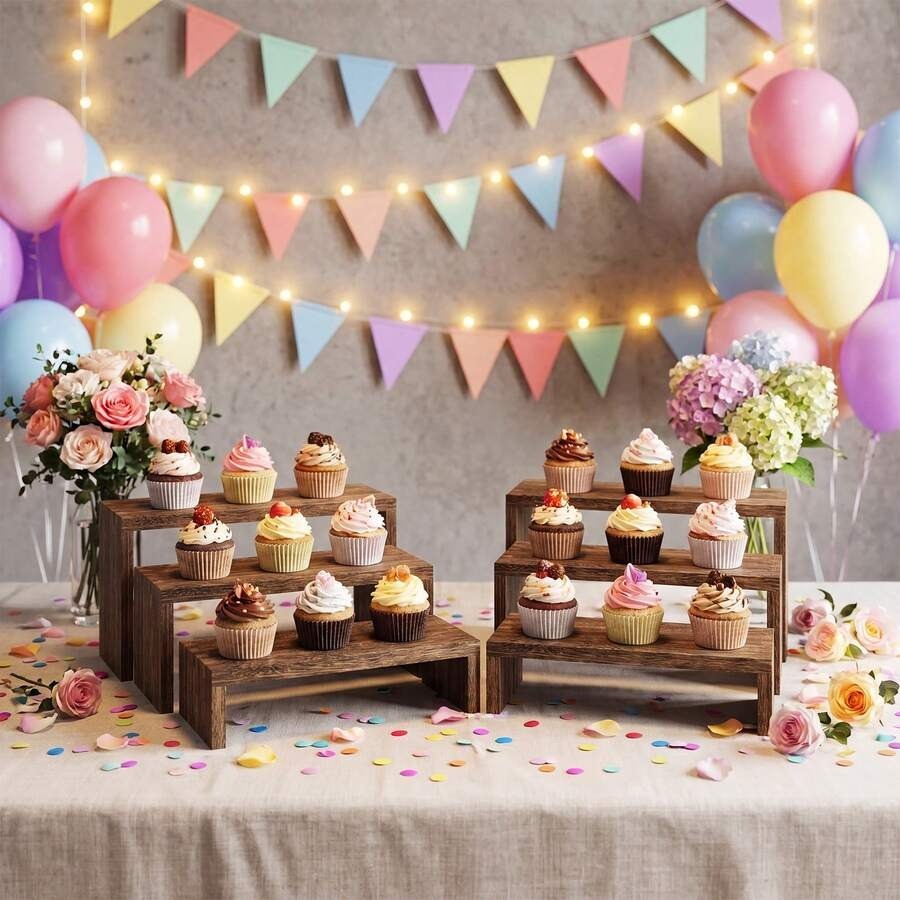 Lot de 6 supports de présentat - Cupcake Stand Tier avis et prix