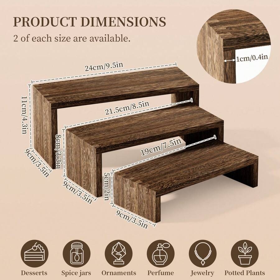 Lot de 6 supports de présentat - Cupcake Stand Tier avis et prix