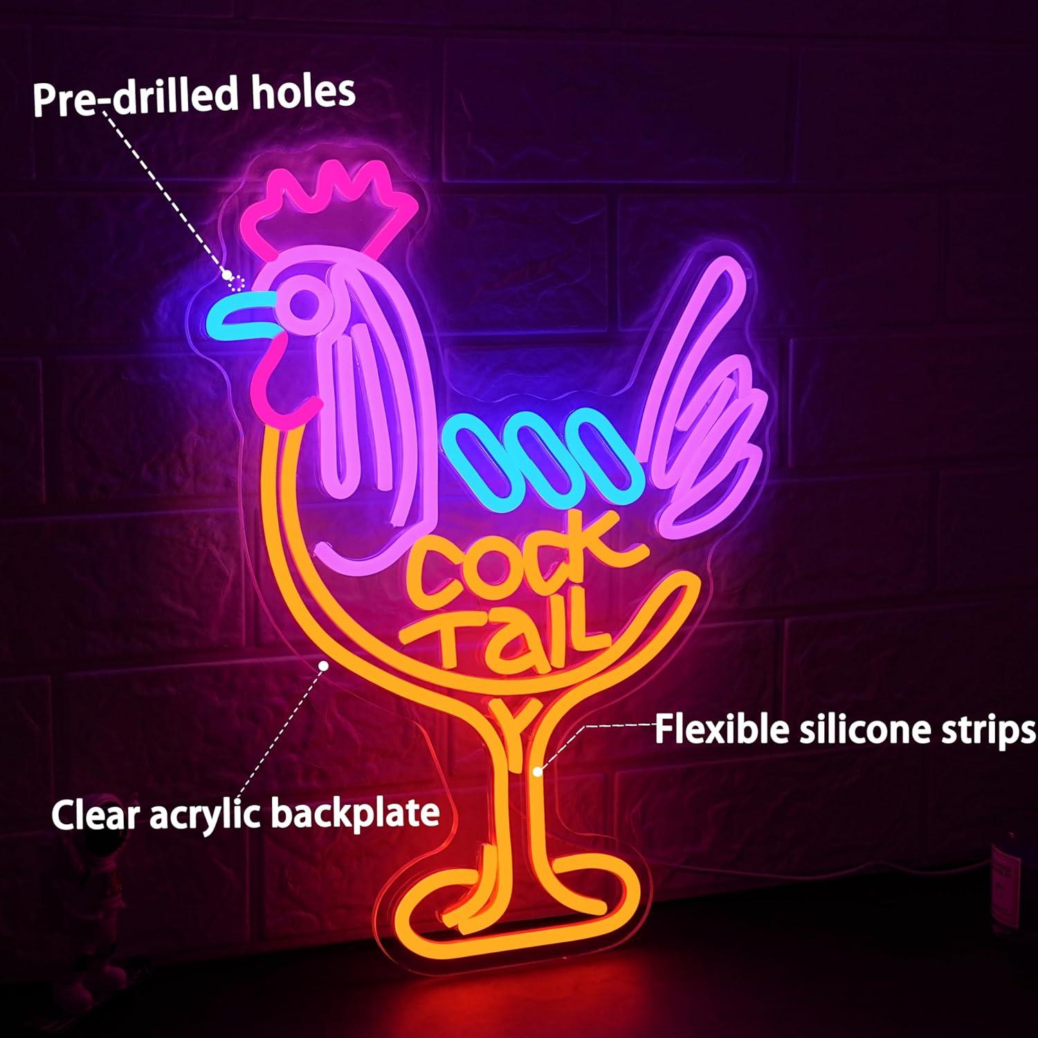 Enseigne néon LED USB à intens - Neon Sign Party avis et prix