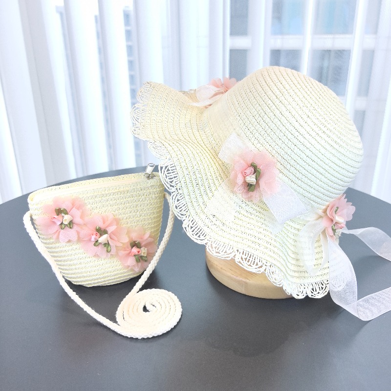Chapeau de paille 2 pièces pou - Paper Straw Color avis et prix